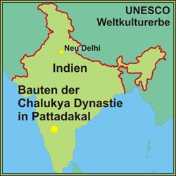 Monumente in Pattadakal