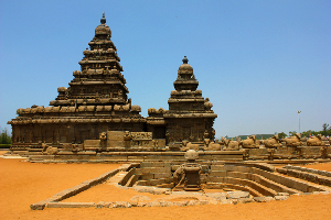 ufertempel in mahabalipuram chennai indien