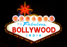 Willkommen im fabelhaften Bollywood Schild