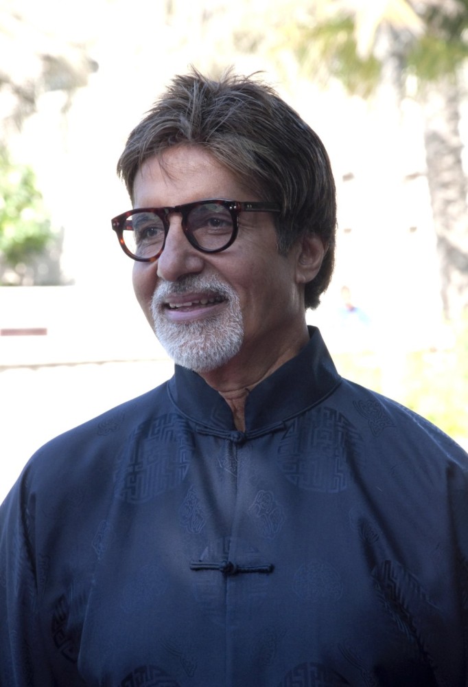 Die indische Filmikone Amitabh Bachchan bei einer Gala in Dubai