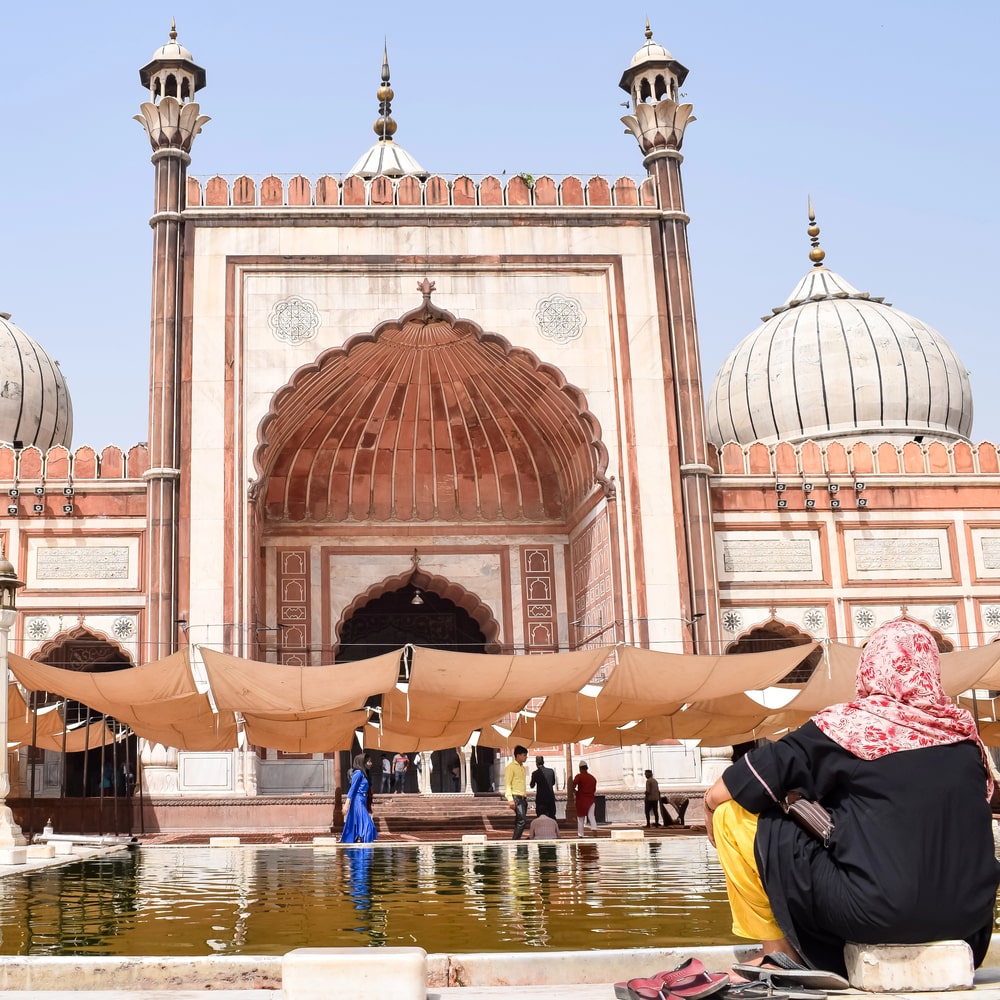 Die Jama Masjid – die größte Moschee Indiens