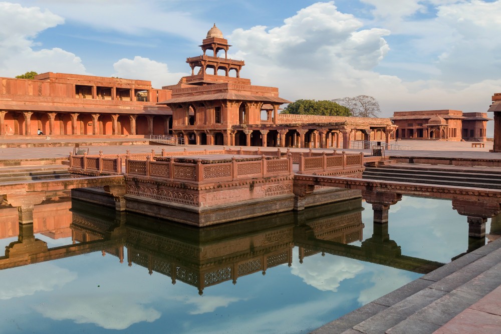 Blick auf die historische Stadt des Sieges – Fatehpur Sikri