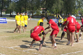 Das Spiel Kabaddi hat seinen Ursprung in Indien.