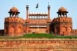 Das Rote Fort von Neu-Delhi